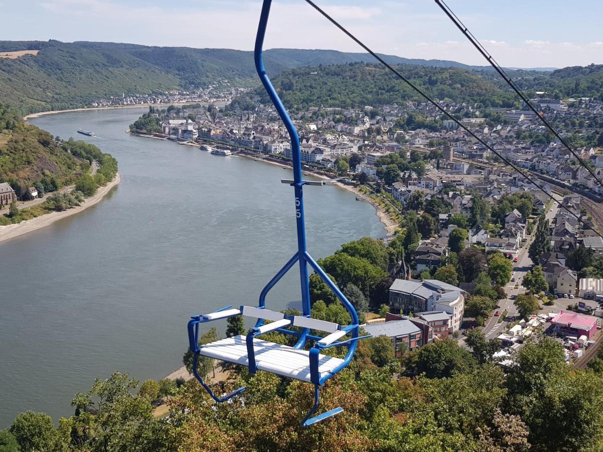 בופארד Penthouse Im Historischen Fachwerkhaus Mit Grosser Dachterrasse An Zentralster Lage מראה חיצוני תמונה