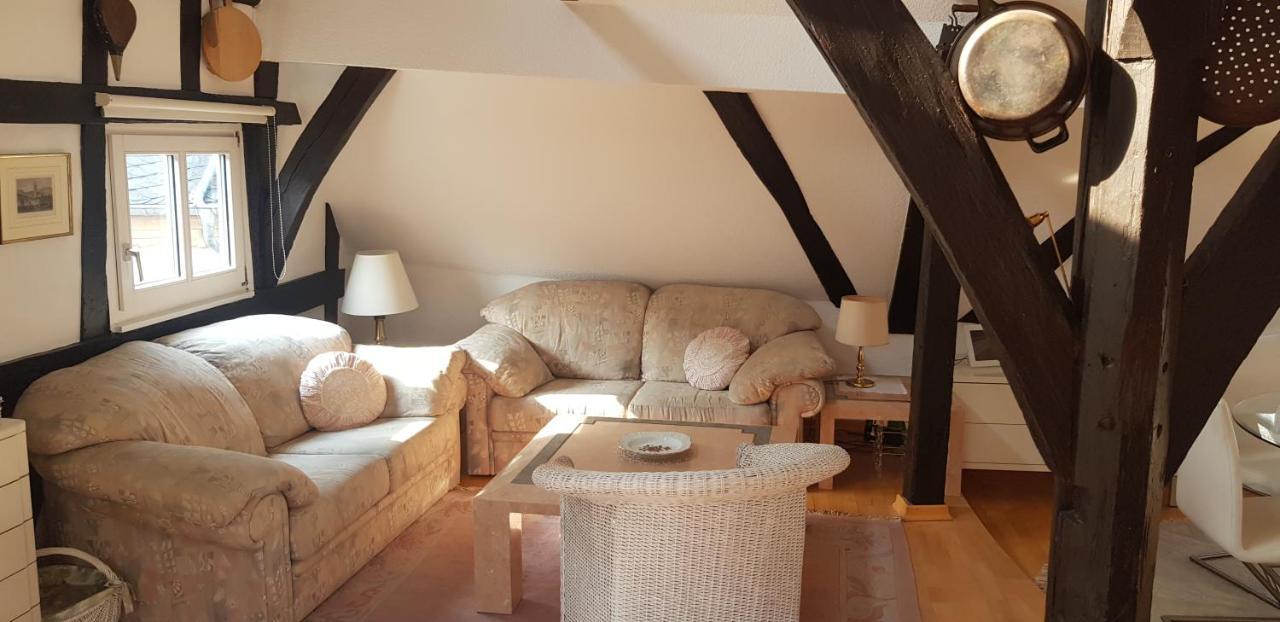 בופארד Penthouse Im Historischen Fachwerkhaus Mit Grosser Dachterrasse An Zentralster Lage מראה חיצוני תמונה