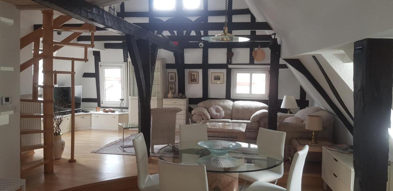 בופארד Penthouse Im Historischen Fachwerkhaus Mit Grosser Dachterrasse An Zentralster Lage מראה חיצוני תמונה