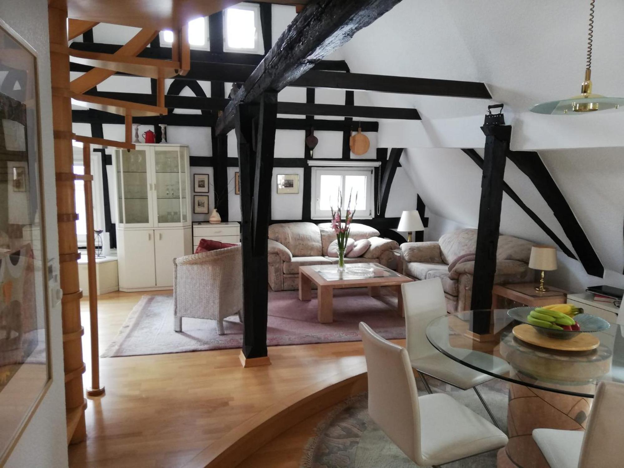 בופארד Penthouse Im Historischen Fachwerkhaus Mit Grosser Dachterrasse An Zentralster Lage מראה חיצוני תמונה